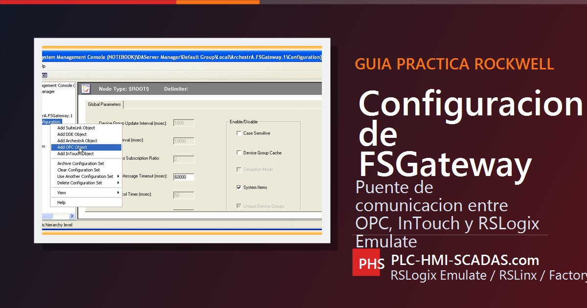 Configuracion de FSGateway