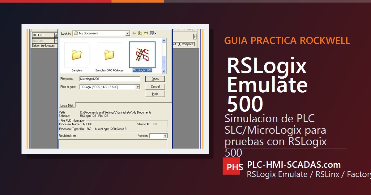 Simulación con RSLogix Emulate 500